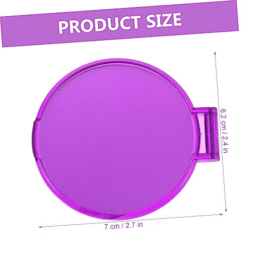 Set de 24 espejos redondos mini plegables para maquillaje miniatura 2
