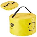 【今平周吾プロ推奨】ダイヤゴルフ(DAIYA GOLF)ダイヤインパクトバッグ イエロー 高耐久の生地 破裂を防ぐ構造 静音 パワーアップ 飛距離アップ スイングバッグ 練習用バッグ ゴルフ練習器具 スイング練習器具 練習用品 トレーニング器具 素振り 初心者 矯正 セルフチェック 自宅練習 屋内 室外 直径400×高さ250mm OT-5003 20