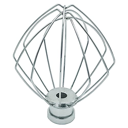 Hbaebdoo Attachement de MéLangeur de Fouet de d'acier Inoxydable pour Hauswirt HM740/ACA CG108/Beow C03/Donlim/Ashton Gâteau Ballon Fouet Outils Cover