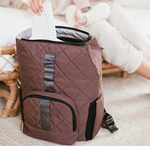 Paperclip Jojo Diaper Bag Backpack - Eco Friendly - Large - Multifunctional (Baked Oak) #TOP6