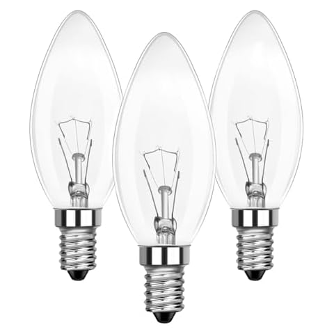 JQslight 3 Pack Dimmable Candle Bulbs Cover