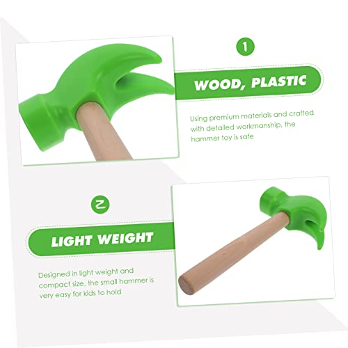 STAHAD Brinquedo De Fingir Brinquedo De Martelar Presentes Para Crianças 2 Pçs Martelo De Brinquedo