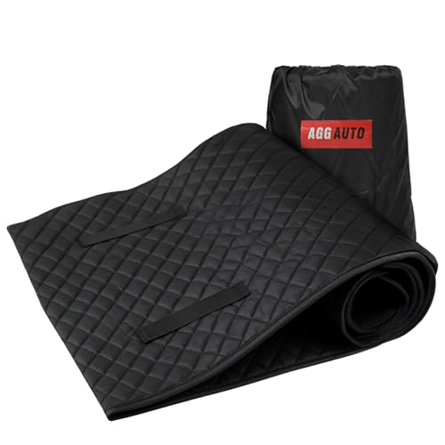 AggAuto Portable Rolling Creeper Mat - 60 x 28 in Extra Wide Mechanic Mat, Waterproof PU Material, Foldable Design for Under Car Repair in Garage/Parking Lot/Outdoor, with Storage Bag