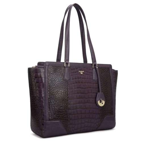 Image of Da Milano Leather Tote Bag Fits Upto 15 inch Laptop
