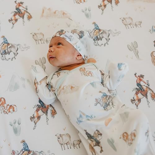 Image of Premium Fitted Knit Crib Sheet /Toddler Sheet Boone by Copper Pearl