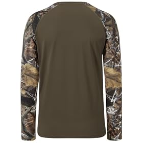 BASSDASH-Mens-Lightweight-Camo-Hunting-Shirt-UPF-50-Sun-Protection-Long-Sleeve-Hiking-Fishing-Performance-Tee-Mesh-Panels