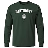 Barnesmith Dartmouth College Big Green Long Sleeve Adult Unisex T-Shirt, Heritage, Hunter Green, Small