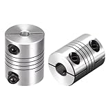 2PCS Motor Shaft 5mm to 8mm Helical Beam Coupler Coupling 20mm Dia 25mm Length HIEUBE656