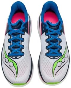 Saucony Endorphin Azura, Branco/Azul marinho, 34 | Amazon.com.br
