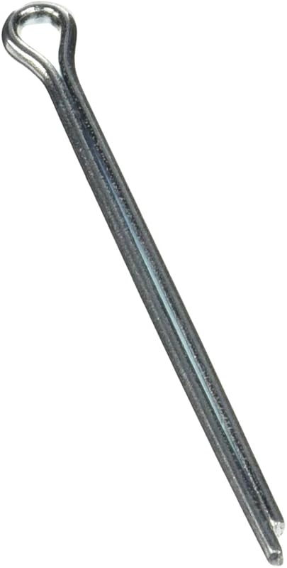 Hillman Cotter Pins, 1/8 x 2in, 100 Pack, Zinc | Steel construction, extended prong for easy insertion, secures bolts, clevis pins, and shafts in automotive, equipment repair