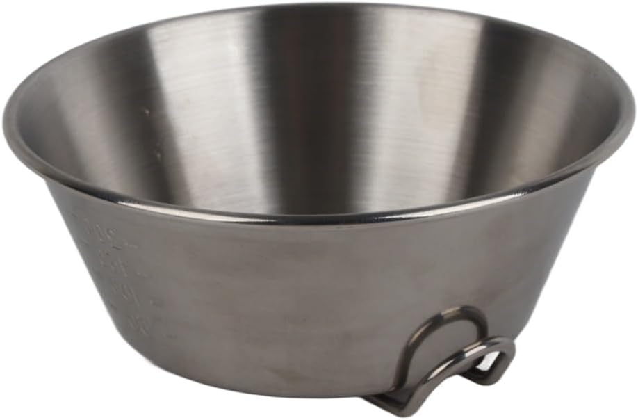 350ml Stainless Steel Folding Bowl - Portable & Leak-Proof Camping Dishware for Outdoor Cooking, Picnic & Hiking - Compact Silver Bowl