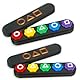 REGAPOG Korean Game - Stones Spiel, Traditionelles Koreanisches Spielspiel Jack Stein Kieselstein, Handspiel Mit Bunt Steinchen Für Koordinationstraining（Mit Box） (2 PCS)