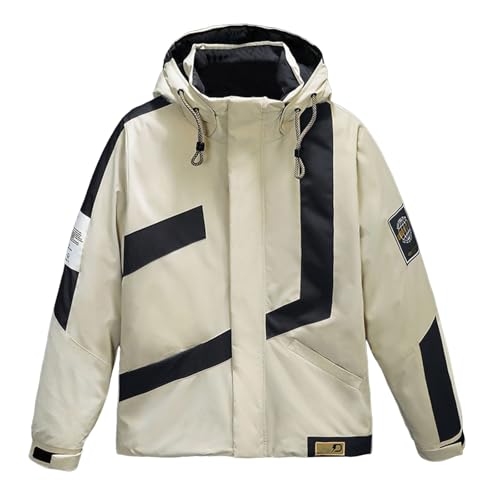 Veste blouson militaire doudoune homme hiver chaud à capuche