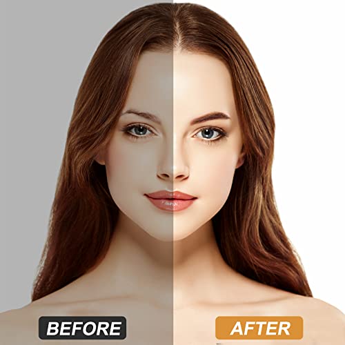 Eyebrow Stamp Stencil Kit For Perfect Bushy Eyebrows,10 Eyebrow Stencils,Brow Stamp Trio Kit With Sponge Applicator,Waterproof Eyebrow Pomade,Dual-Ended Eyebrow Brush-Soft Brown #TOP4
