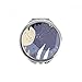 Violet s Art Pattern Hand Compact Mirror Round Portable Pocket Glass