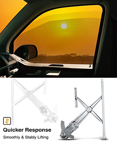 A-Premium Manual Window Regulator Without Motor Compatible With Honda Civic 1992-1995 Front Left Driver Side #TOP10