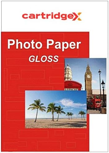 Cartridgex 60 Sheets 7x5 Gloss 210gsm Photo Paper for Inkjet Printer 7 x 5