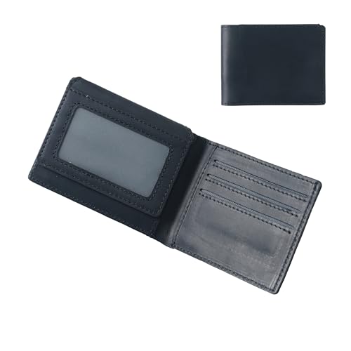 HIFA Leather Wallet for men, Mens wallet – Soft Touch Rustic Leather, RFID blocking, Extra Capacity with 2 ID Slot, Compact Convenience and Ideal Gift - Men's Wallet with 8 Card Slots
