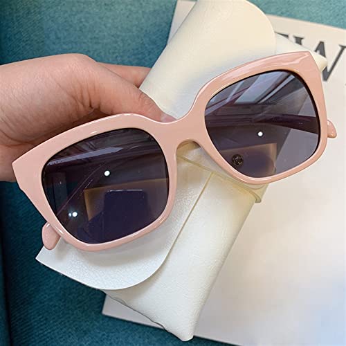 ZENYS Fashion Square Sunglasses Large Frame Outdoor Holiday Women Sunglasses (Color : E, Size : 1)2