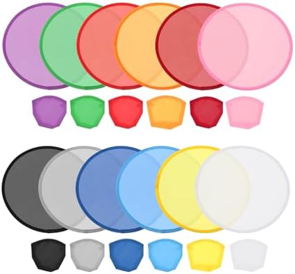 PATIKIL 10 Inch Foldable Flying Disc, 36 Pack Folding Pocket Colorful ...