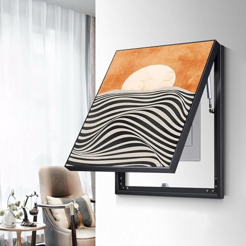 Boîte à fusibles design : cadre photo déco à rabat mural