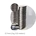 LAYUON Industrial Grade Hard Stainless Steel Wire 304 Steel, Heat & Corrosion Resistant 4mm X 10m for Workshop Use,0.7mm（1kg 330m）