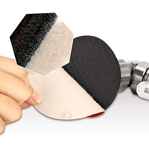 Spta Mini Air Angle Sander Grinder Air Random Palm Sander Air Orbital Sander With M6 Backing Plate Car Polisher Sets With 36Pcs Mix Grit 80Mm, 50Mm, 25Mm Sanding Disc Sanding Pads #TOP4