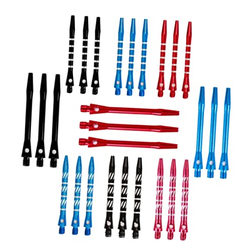 VANZACK Shafts 27pc Set of Aluminum Alloy Shafts Stem 2ba Thread Standard for Flights