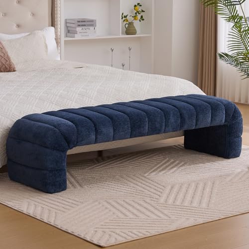 Upholstered Queen Size End of Bed Bench