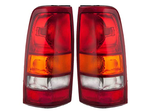 ACANII - For 1999-2002 Chevy Silverado 1500 2500 3500 1999-2006 GMC Sierra Replacement Tail Lights Lamps Set