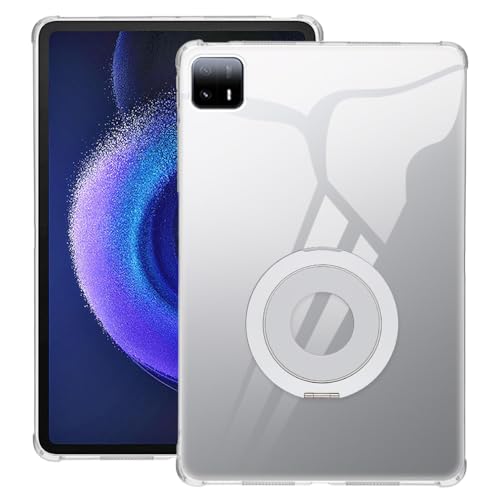 Coque et Support de Bureau Compatible avec Xiaomi Pad 6 Max 14.0 2023 Antichoc Argenté