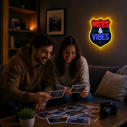 Image of Miles & Vibes LED Neon Sign for Wall Decor