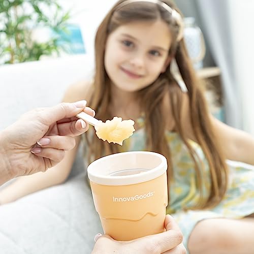 InnovaGoods - Becher für Eis & Slush-Eis mit Rezepten, Schnelle Zubereitung 5-10 Min, Kreatives Kochen, 150ml, Bunt, Kunststoff – Bild 6