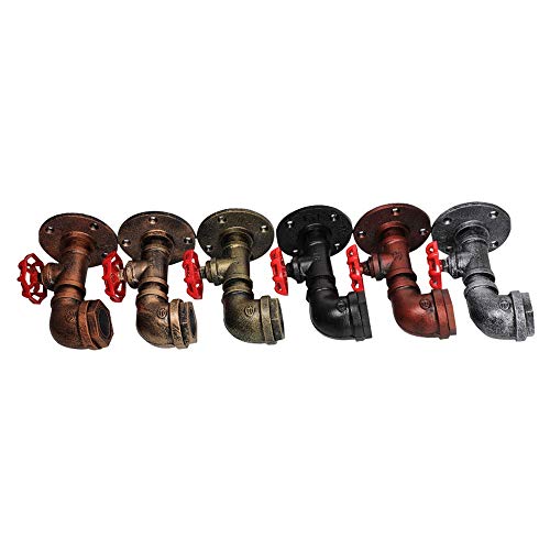 Lámpara de pared industrial retro para mesita de noche sin espacio 3