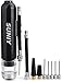 Ball Pump with 5 Needles, 2 Nozzles and 2 Hoses - 6" Air Pump for Inflatables, Basketball, Soccer, Volleyball, Football, Pilates Ball, Sport Ball Handball, Yoga Ball - Dual Action for Faster Inflation