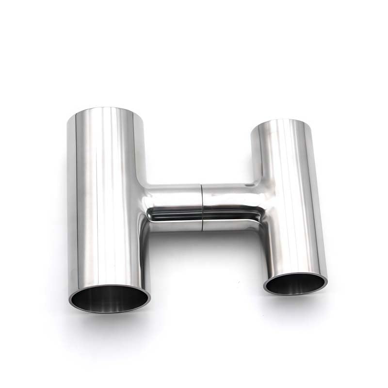 Té de dérivation 3 voies inox 76-51-76mm à souder bout à bout - 5