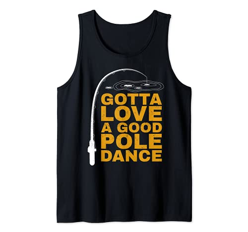 Funny Fishermen Fishing Pole Dance Humor Pun Joke Camiseta sin Mangas