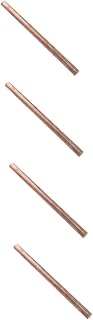 SOLUSTRE Copper Dowsing Rods 4pcs Copper Rod Rotary Tool divining Rod Paranormal rods detect Gold Rod Tools Metal Round bar