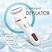 ADOKEY Electric Razor for Women, Rechargeable LED Battery Life Display Bikini Trimmer for Women,Cordless Painless Wet and Dry Women’s Electric Shaver Body Hair Remover for Legs, Underarms