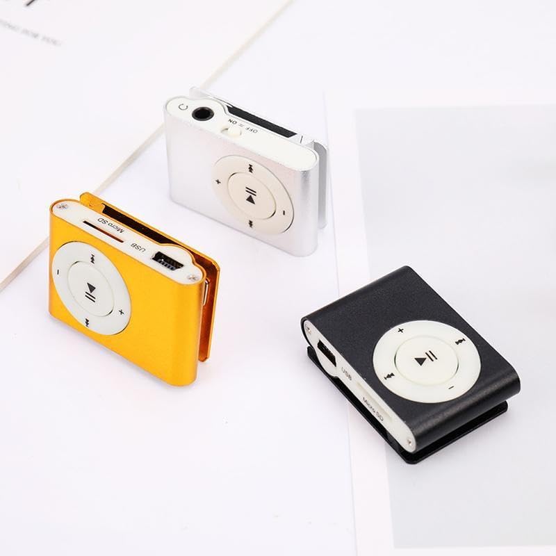 3.5mm USB2.0 Mini MP3 Player with Clip Support Memory Card Simple No Dispaly Screen (Black)