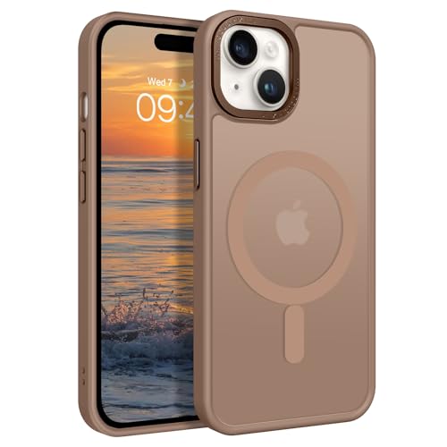 Coque iPhone 15 Plus aimantée protection antichoc fine TPU mat