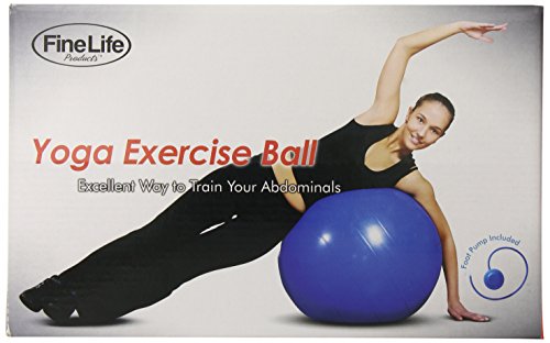 Finelife Fitness And Yoga Ball Set With Foot Air Pump #TOP1