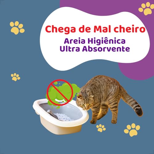 KIT 2 Areias Higiênicas Para Gatos - 4kg cada - Bentonita Premium (Lavanda)