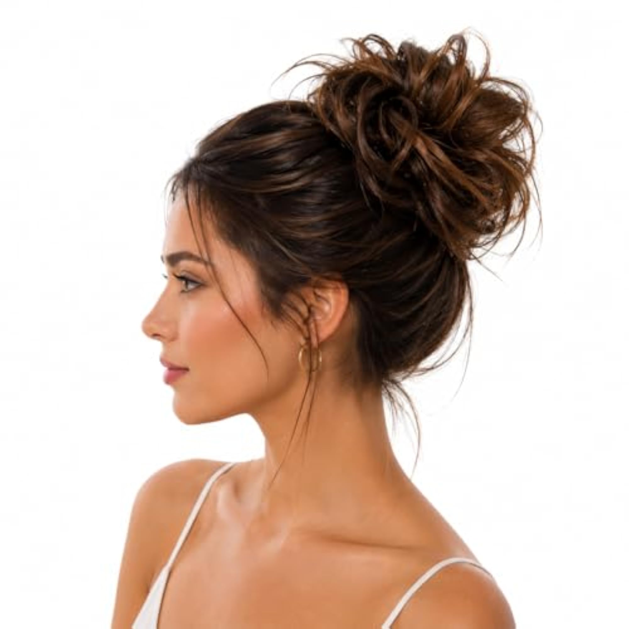 Prettyshop Brown Mix Ponytail Hairpiece Scrunchy