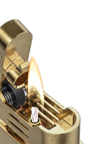 JOPOO Cool Trench - Briquet à essence en métal, style vintage, pour fumage (vendu sans liquide pour briquets) – vue 3