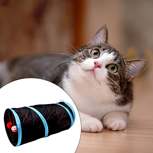 Katzen Tunnel Spielzeug, Kätzchen Tunnel Spielzeug, Katzenröhre, Kratz für Katzen Innenbereich, interaktiv für Langeweile, Kätzchen Set-5
