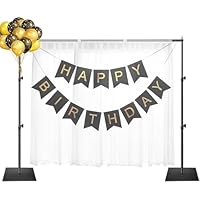 EMART Soporte de Fondos con Base 2 x 3m, Sistema de Telón