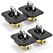 Bull Ring 4001 Classic 2 Pair Fits 1998-14 F-150 and 98-16 Super Duty 99-13 Silverado and Sierra, 95-2018 RAM,(09-18 RAM Rail Cap Cut Required)