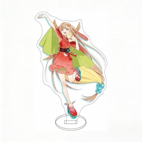 HHHHA【セットでお得ですよ！！】超かぐや姫コラボ アクリルキャラスタンド セット 酒寄彩葉×月見ヤチヨ 台座付き・保護フィルム付き 装飾・インテリア おしゃれ プレゼント向け [非公式・並行輸入品] (セット1) [2]
