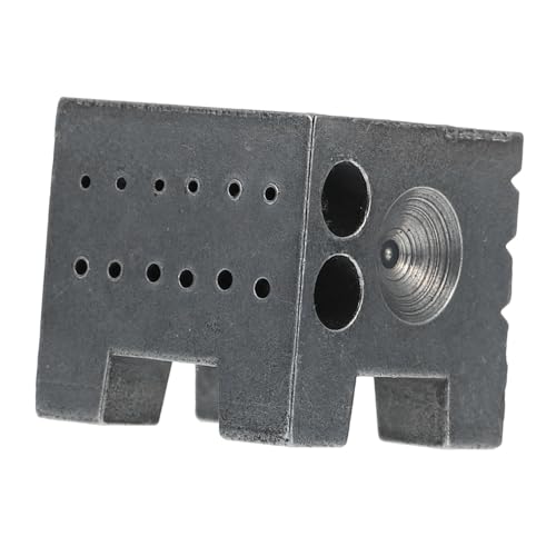 NUOBESTY Soporte De Bloque De Pulido Cuadrado De Hierro Portátil Herramienta De Soporte De Reparación para Relojeros Uso Profesional y Personal Tamaño Pequeño